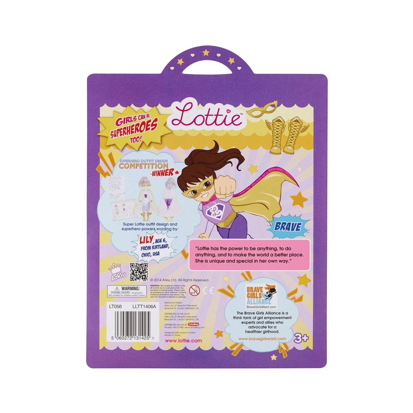 Superhero Lottie Doll Accessory Set