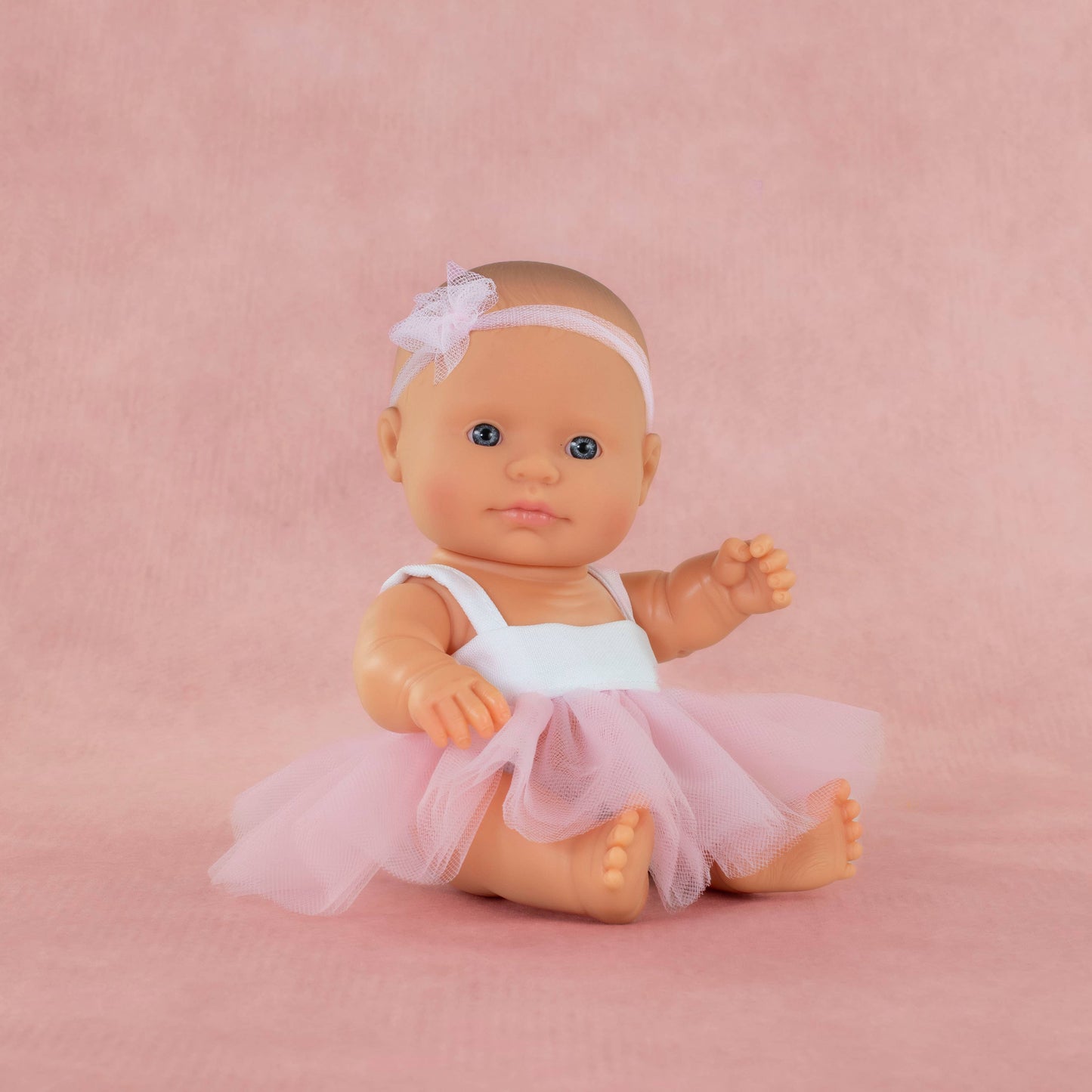 Miniland Baby Doll Light Skin Tone Girl 8 1/4''