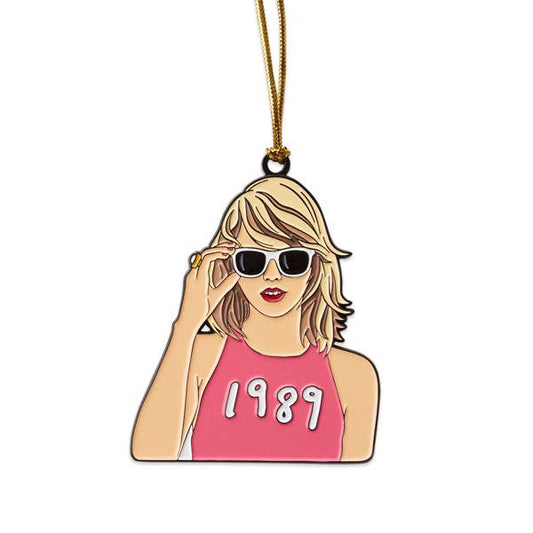1989 Enamel Holiday Ornament