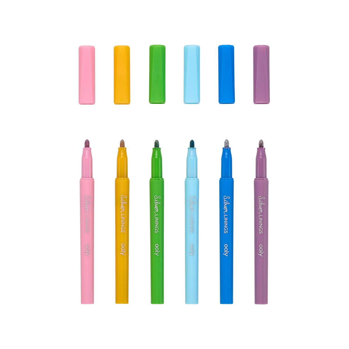 Silver Linings: Colorful Outline Markers by OOLY