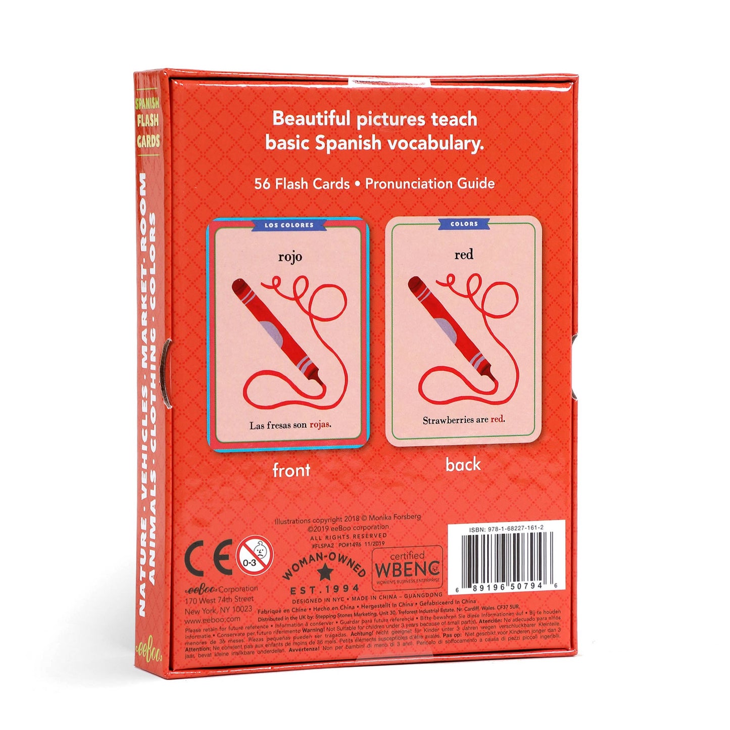 Spanish Vocabulary Flash Cards