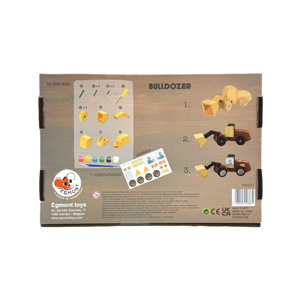 DIY Wooden Bulldozer