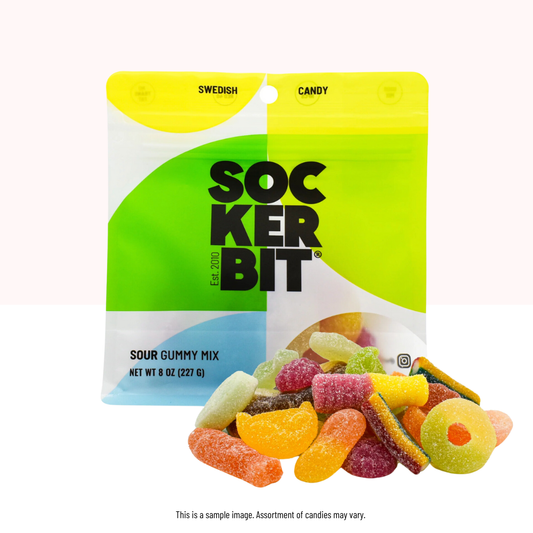 Sour Mix Swedish Candy Pouch