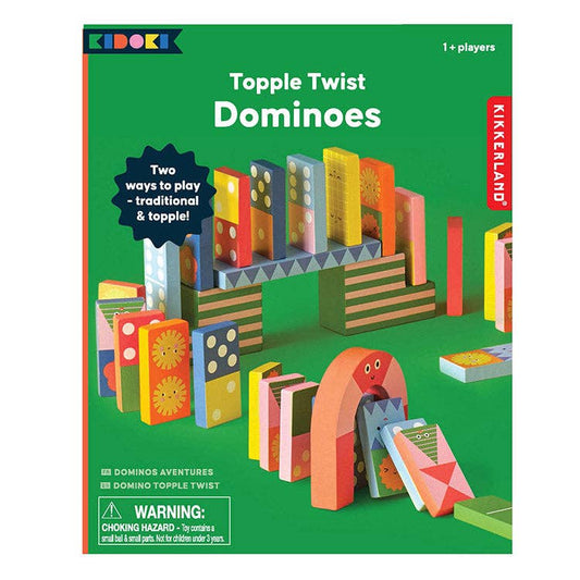 Topple Twist Dominoes - Kidoki
