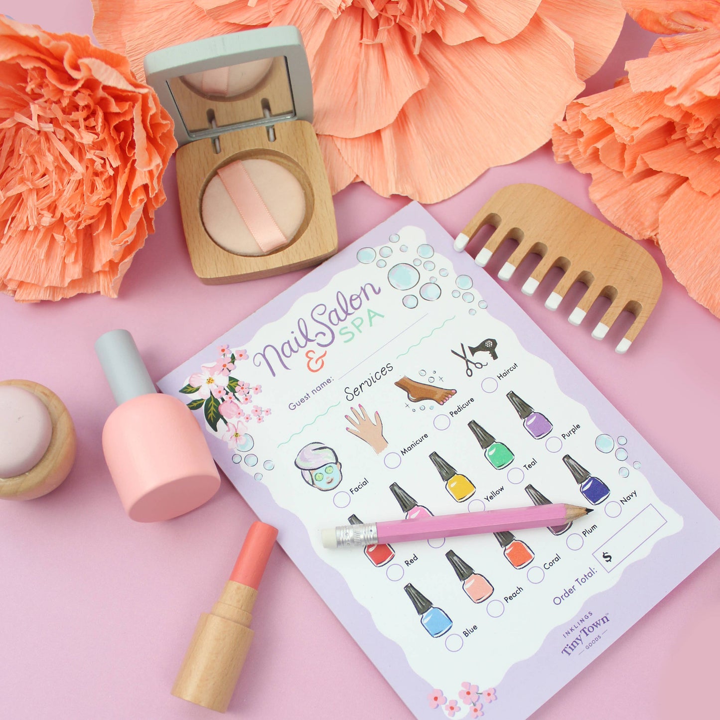 Inklings Tiny Town™ Play Notepad - Nail Salon & Spa