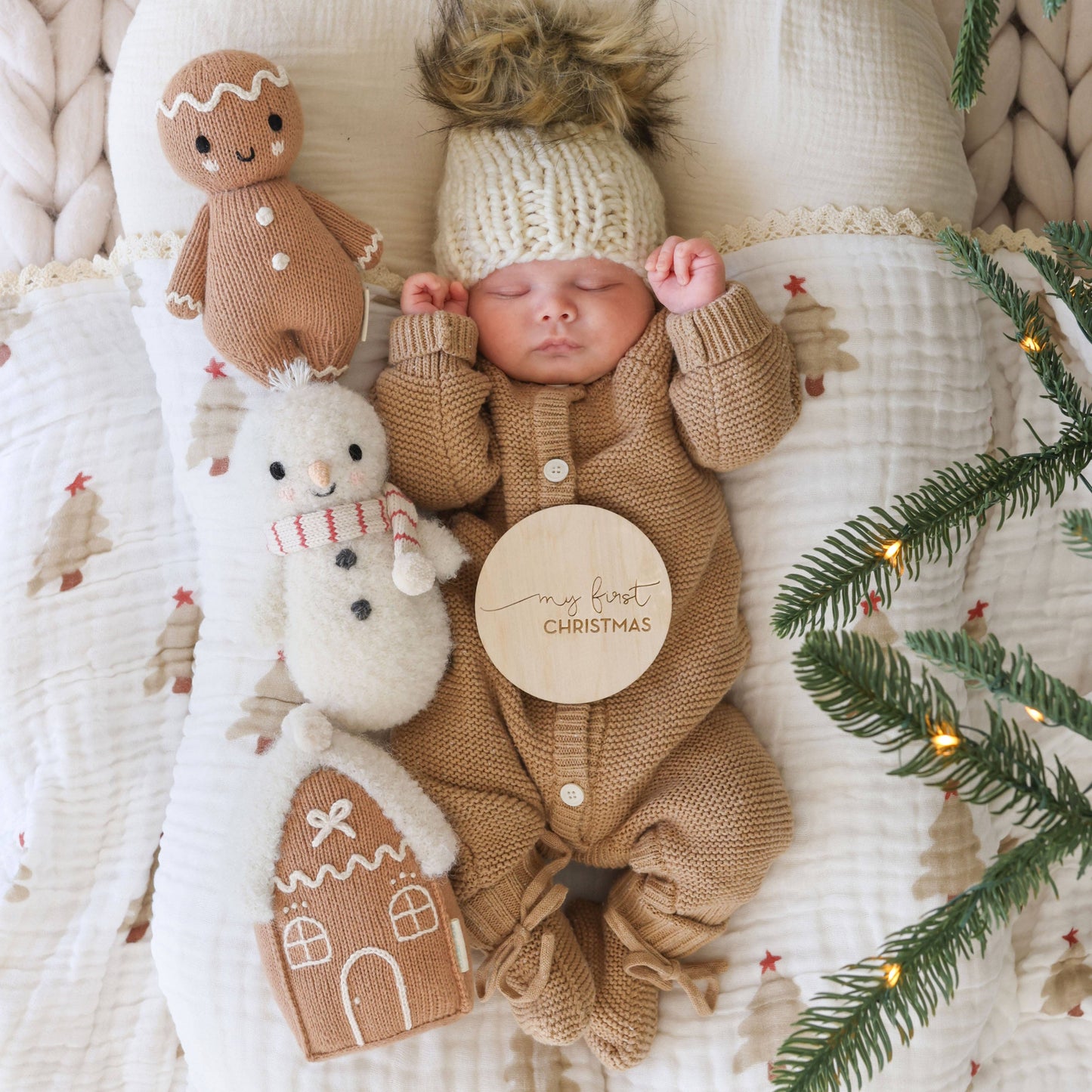 Baby Snowman (Candy Cane Stripe) - cuddle + kind