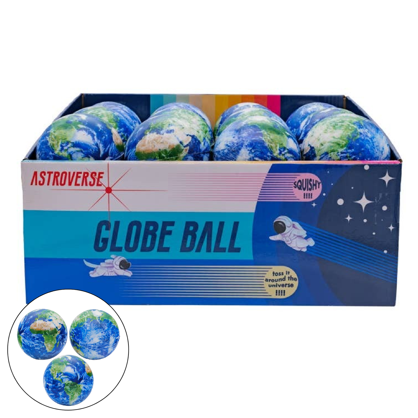 Astroverse Globe Squish Ball