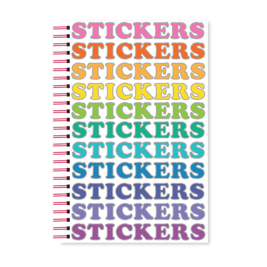 Colorful Reusable Sticker Book by PipSticks