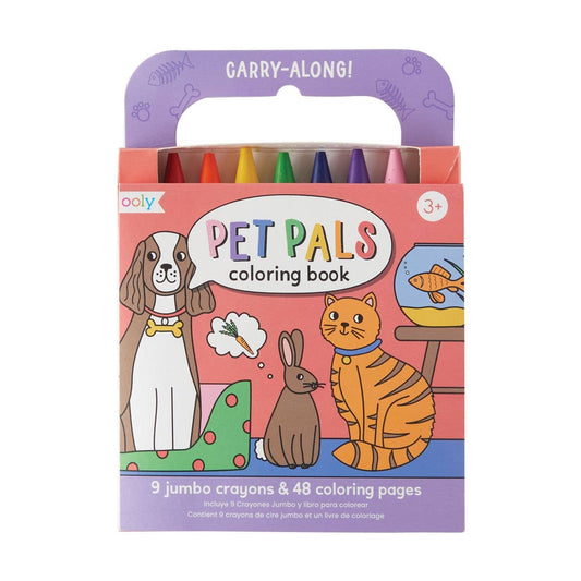 Carry-Along: Coloring Book Set - Pet Pals