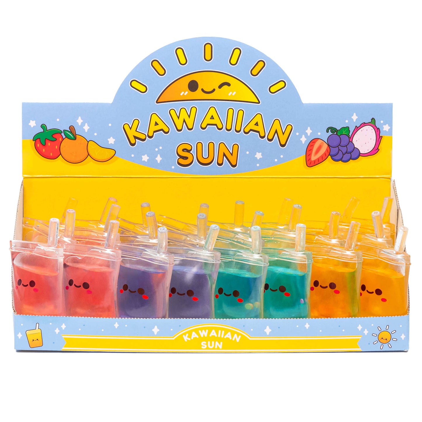 Kawaiian Sun Fruit Juice Squishy (Assorted Colors)