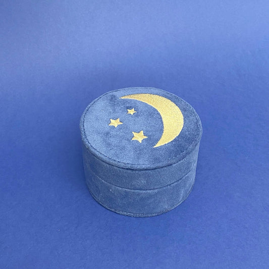 Moon & Stars Mini Jewelry Box