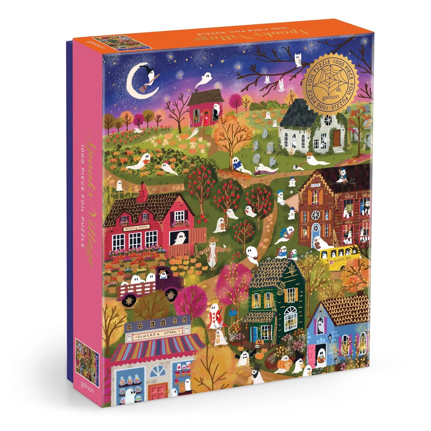Spooky Village Foil Puzzle