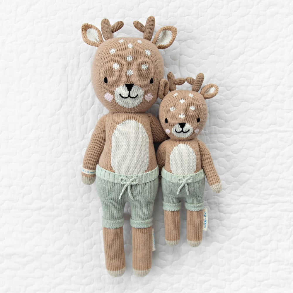 Elliot the Fawn Knit Doll - Cuddle + Kind