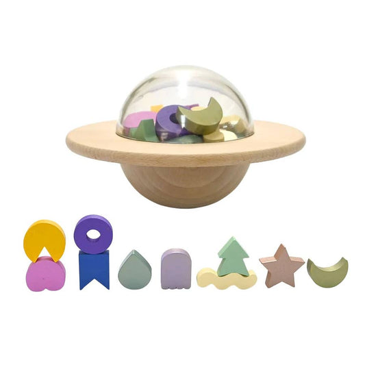 UFO Wooden Balancing Game