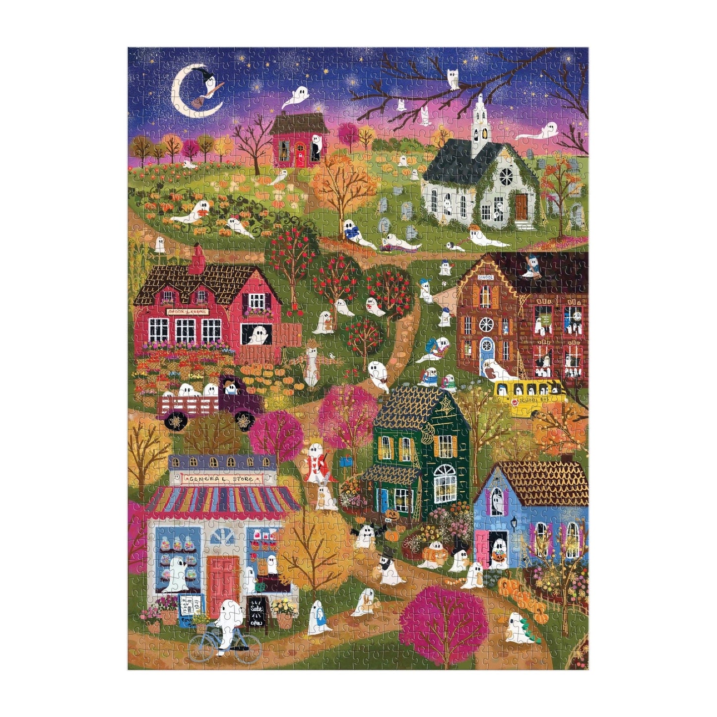 Spooky Village Foil Puzzle