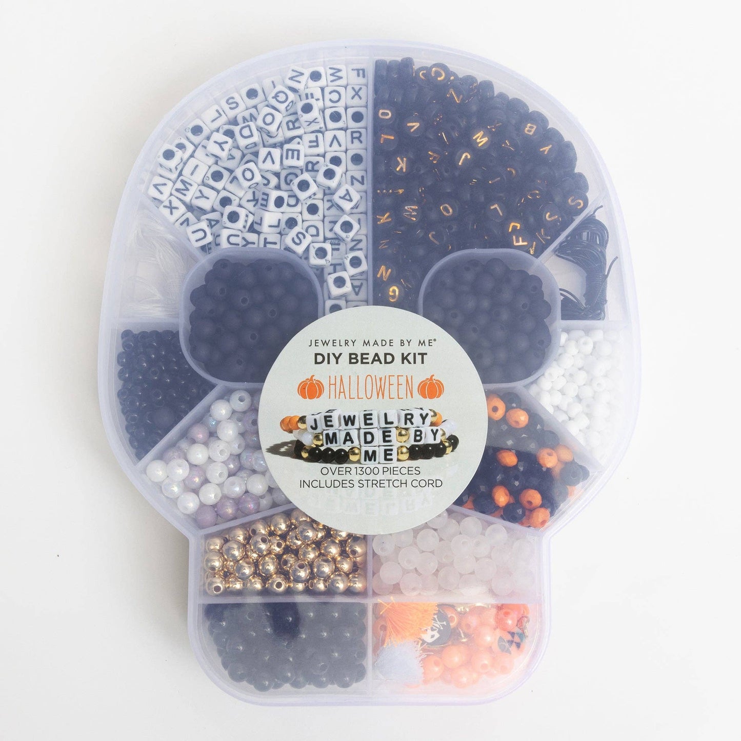 Halloween Skull DIY Letter Bead Kit