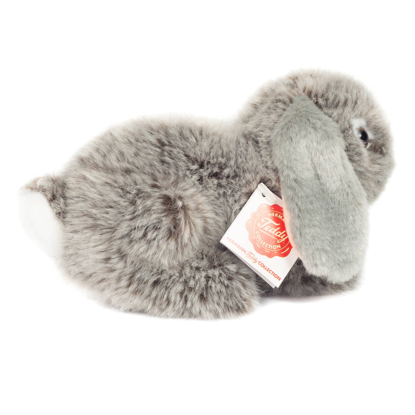 Floppy-Eared Grey Rabbit Soft Plush