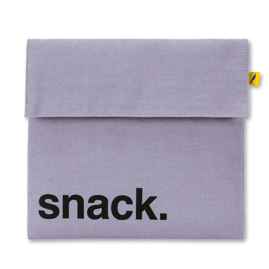 Flip Snack Bag 'Snack' Lavender