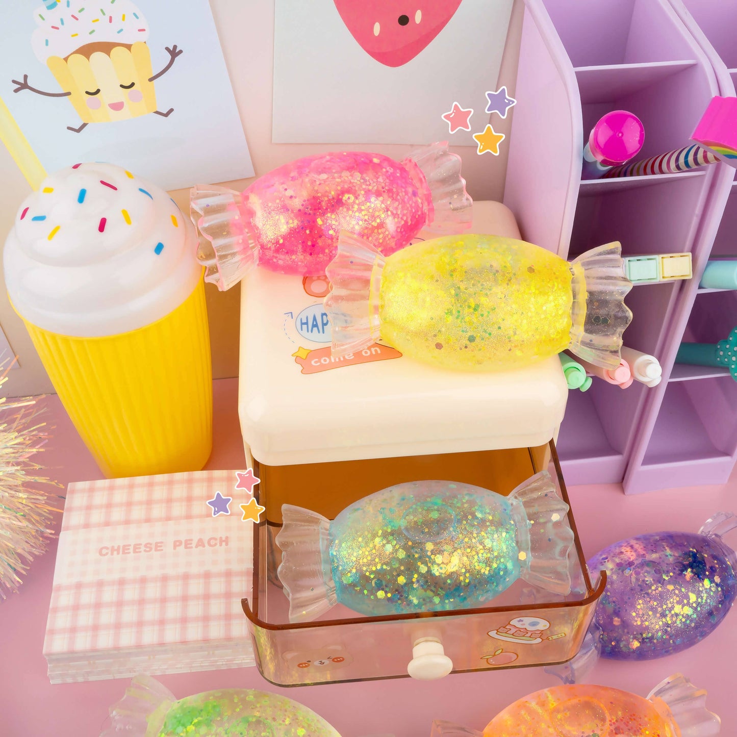 Gummy Candy Sensory Squish (Assorted Colors)