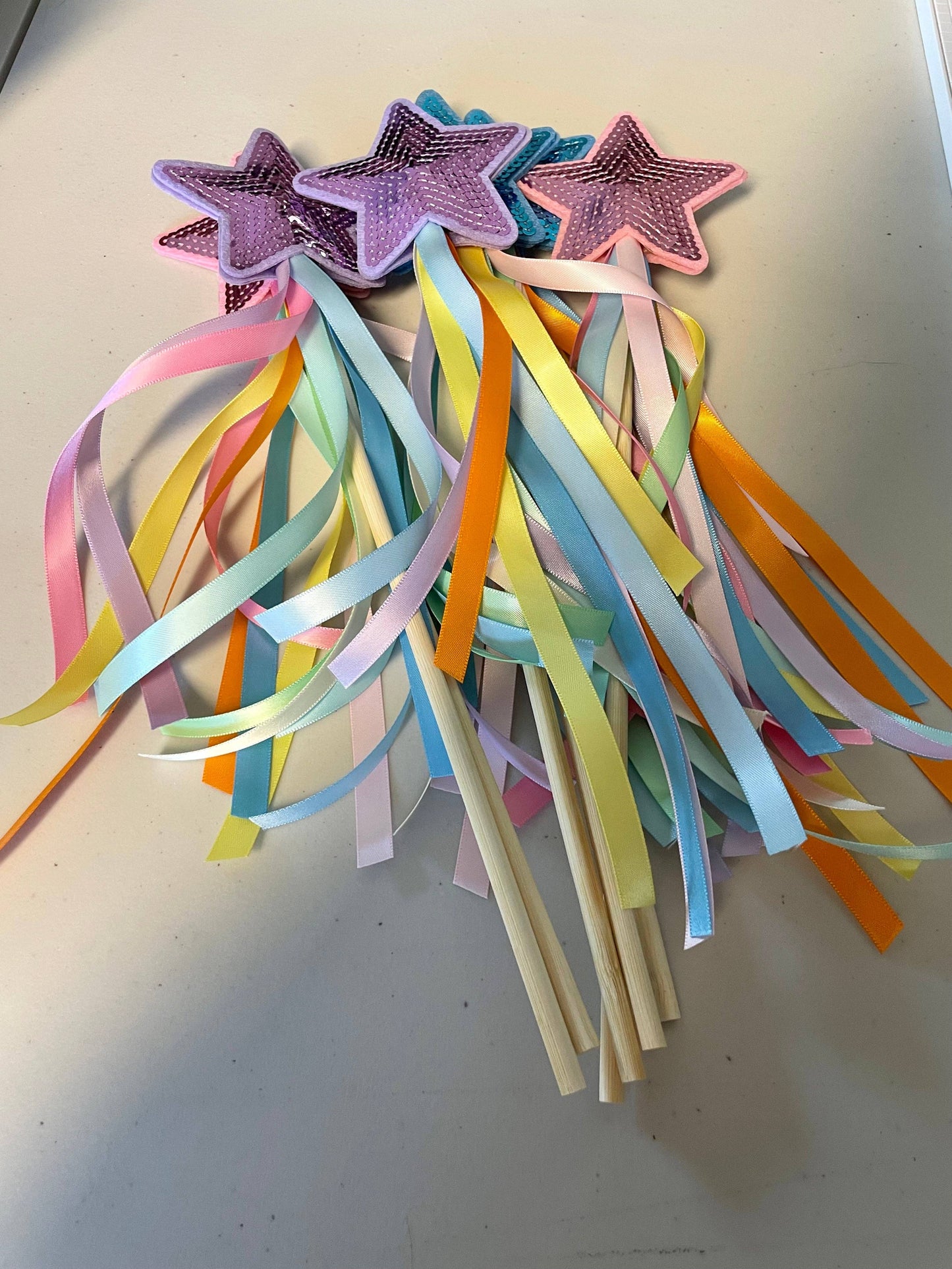 Fairy Princess Ribbon Wand (Asstd)