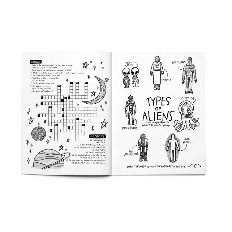 Space, Above & Beyond Coloring + Activity Book