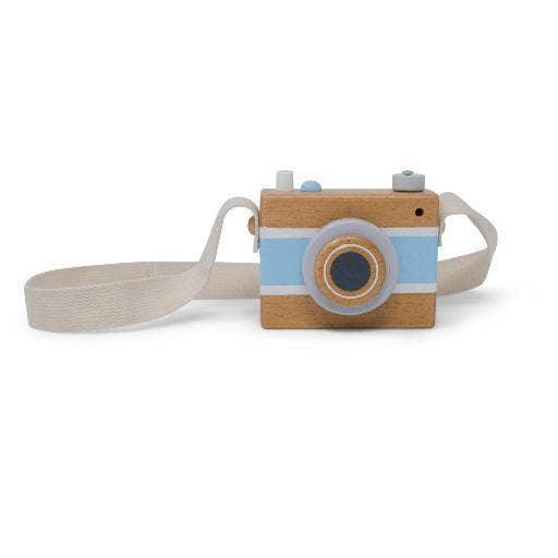 Vintage Camera Music Box - Blue by Jack Rabbit Creations