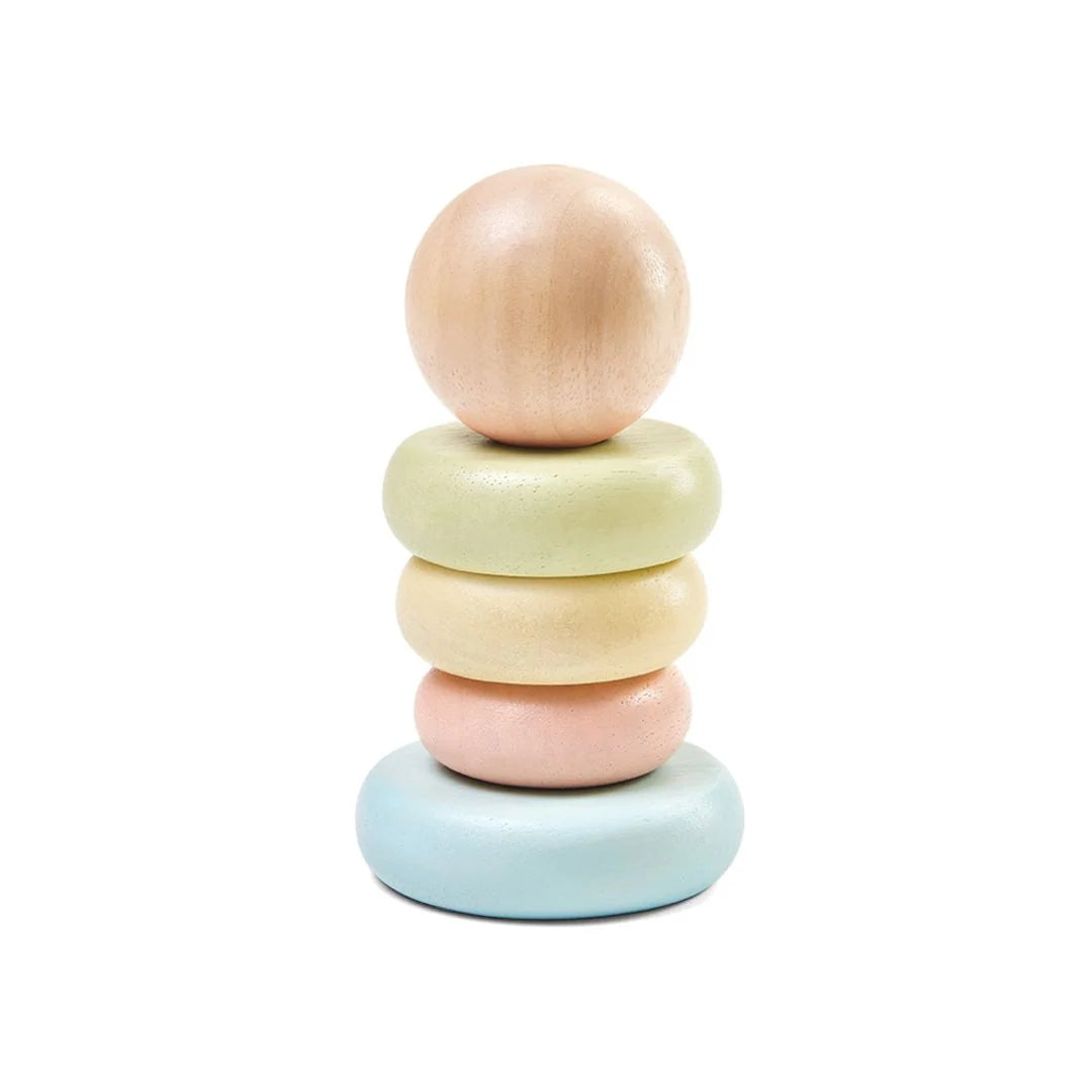 First Stacking Ring Pastel by Plan Toys