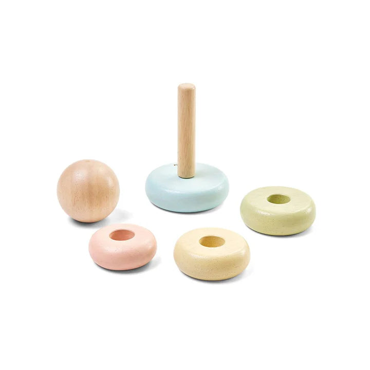 First Stacking Ring Pastel by Plan Toys