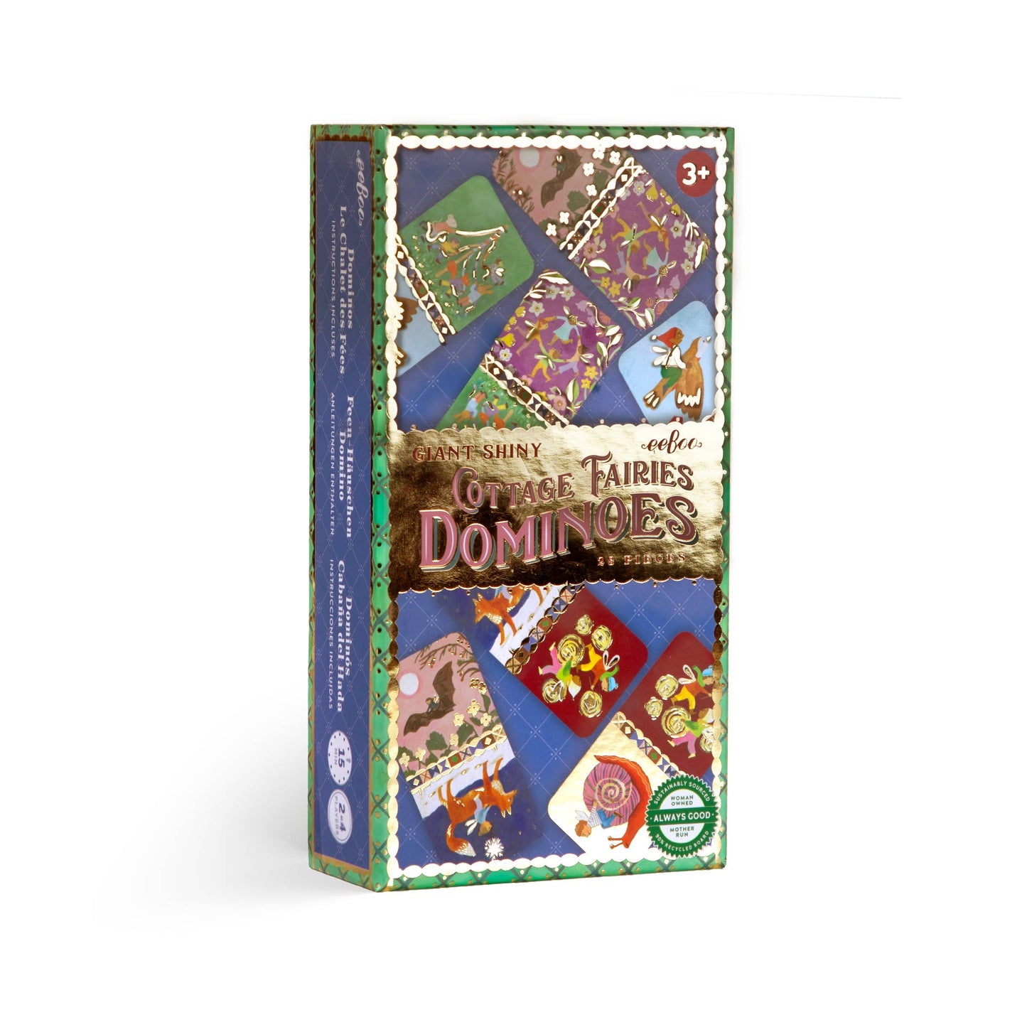 Cottage Fairy Giant Shiny Dominoes