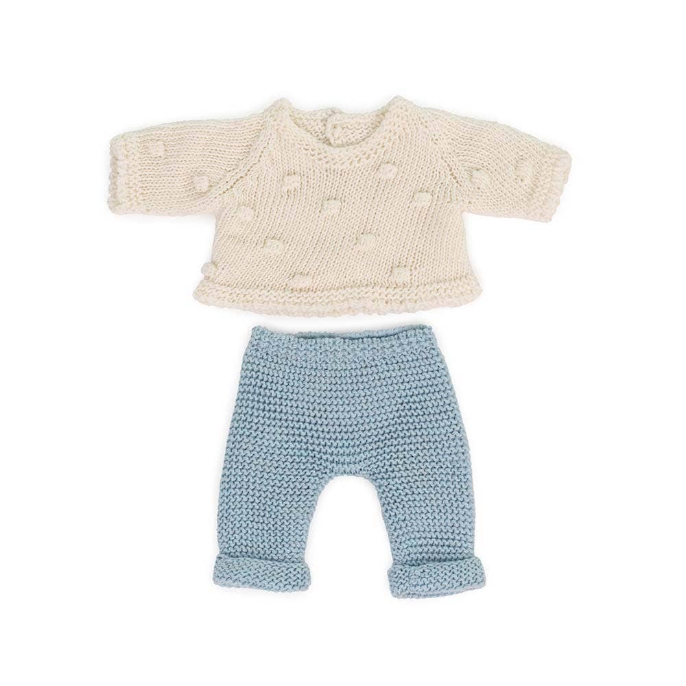 Knitted Doll Clothes for 8 1/4" Dolls - 4 Styles