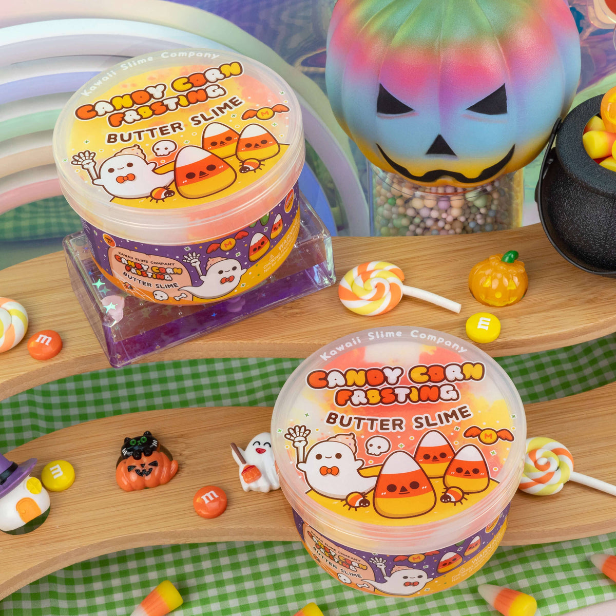 Candy Corn Frosting Butter Signature Dome™ Slime