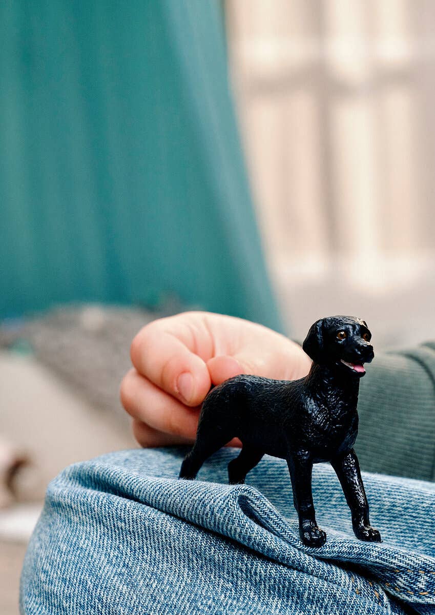 Schleich Black Labrador Retriever Female