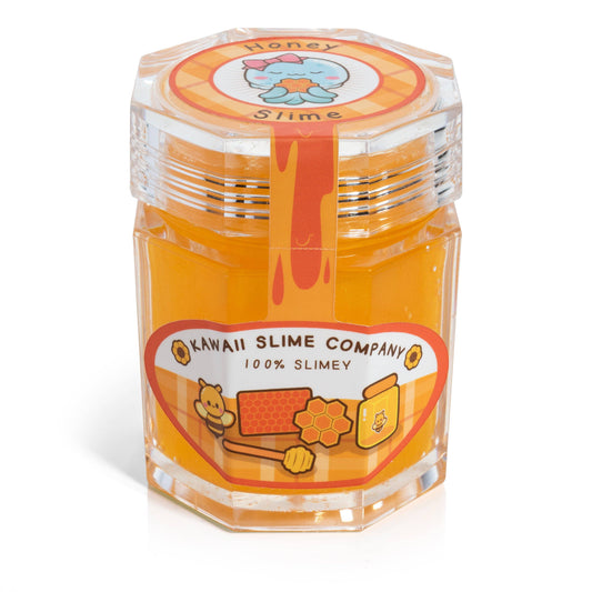 Homemade Honey Slime Jar by Kawaii Slime Company