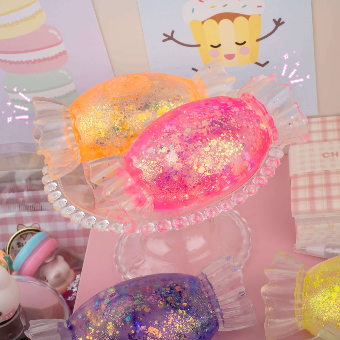 Gummy Candy Sensory Squish (Assorted Colors)
