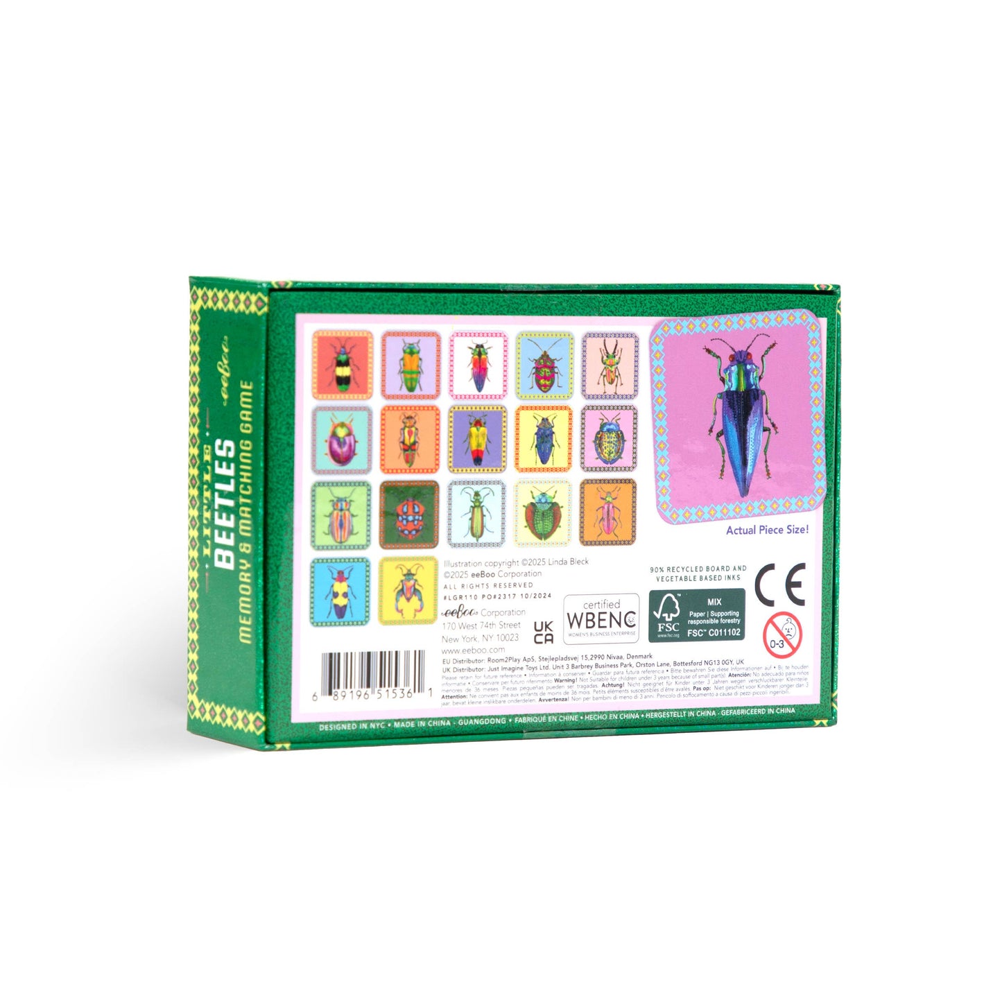 Beetles Little Memory & Matching Game by Eeboo