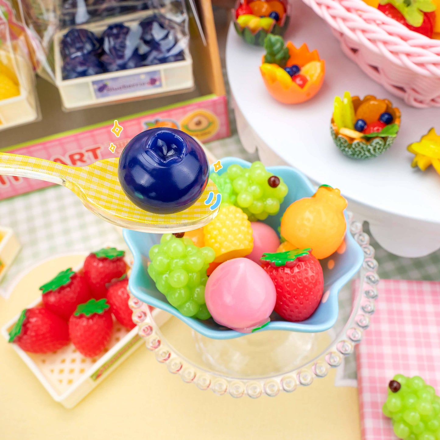 Mini Fruit Mart Taba Squishy (Assorted Fruits)