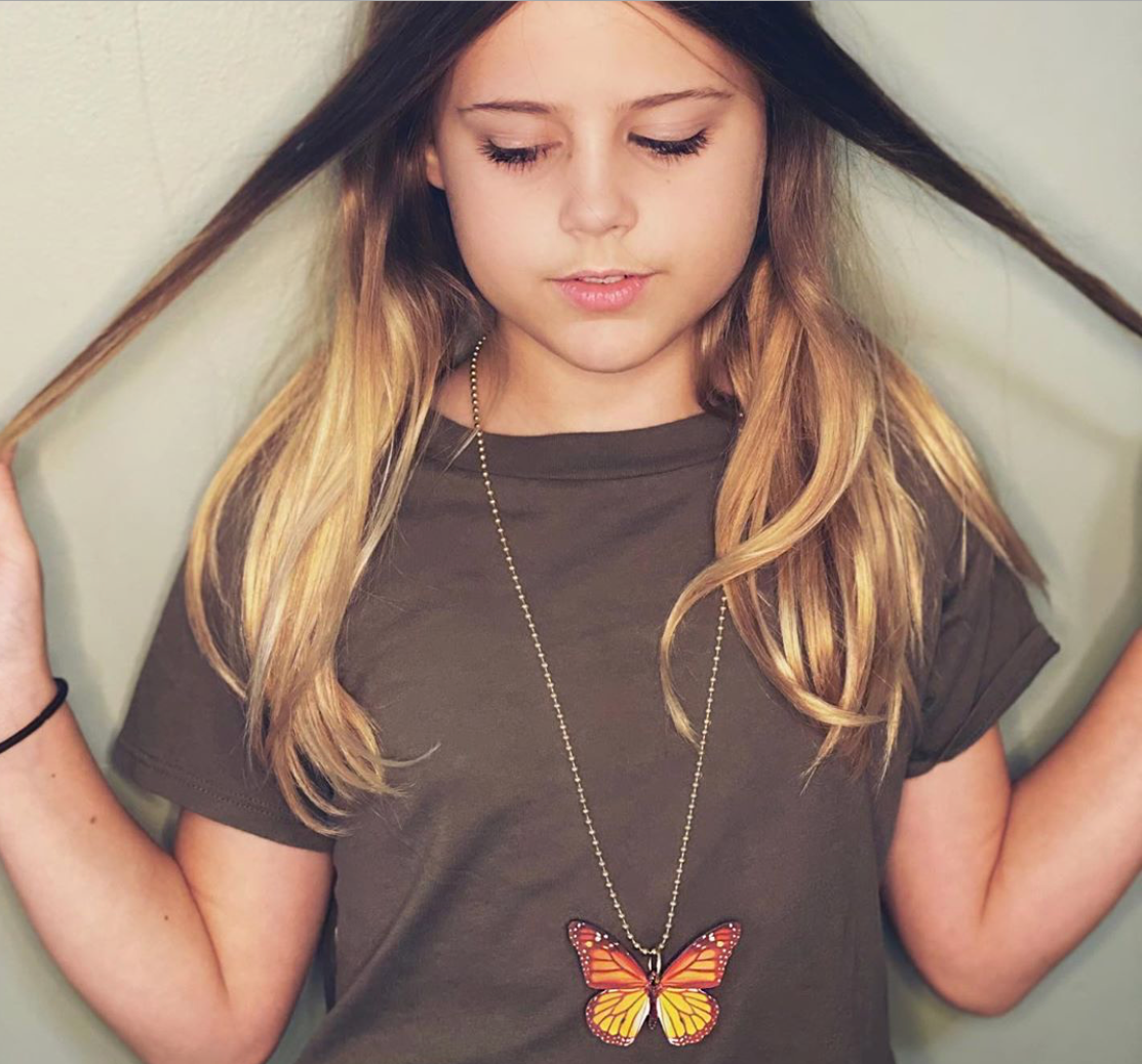 Monarch Butterfly Necklace by Gunner & Lux