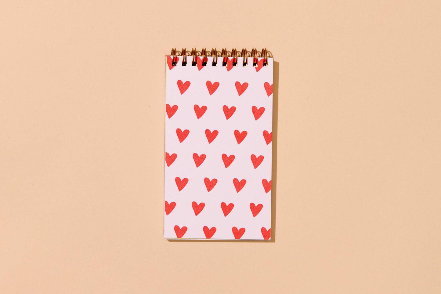 Hearts Letterpress Pocket Notebook