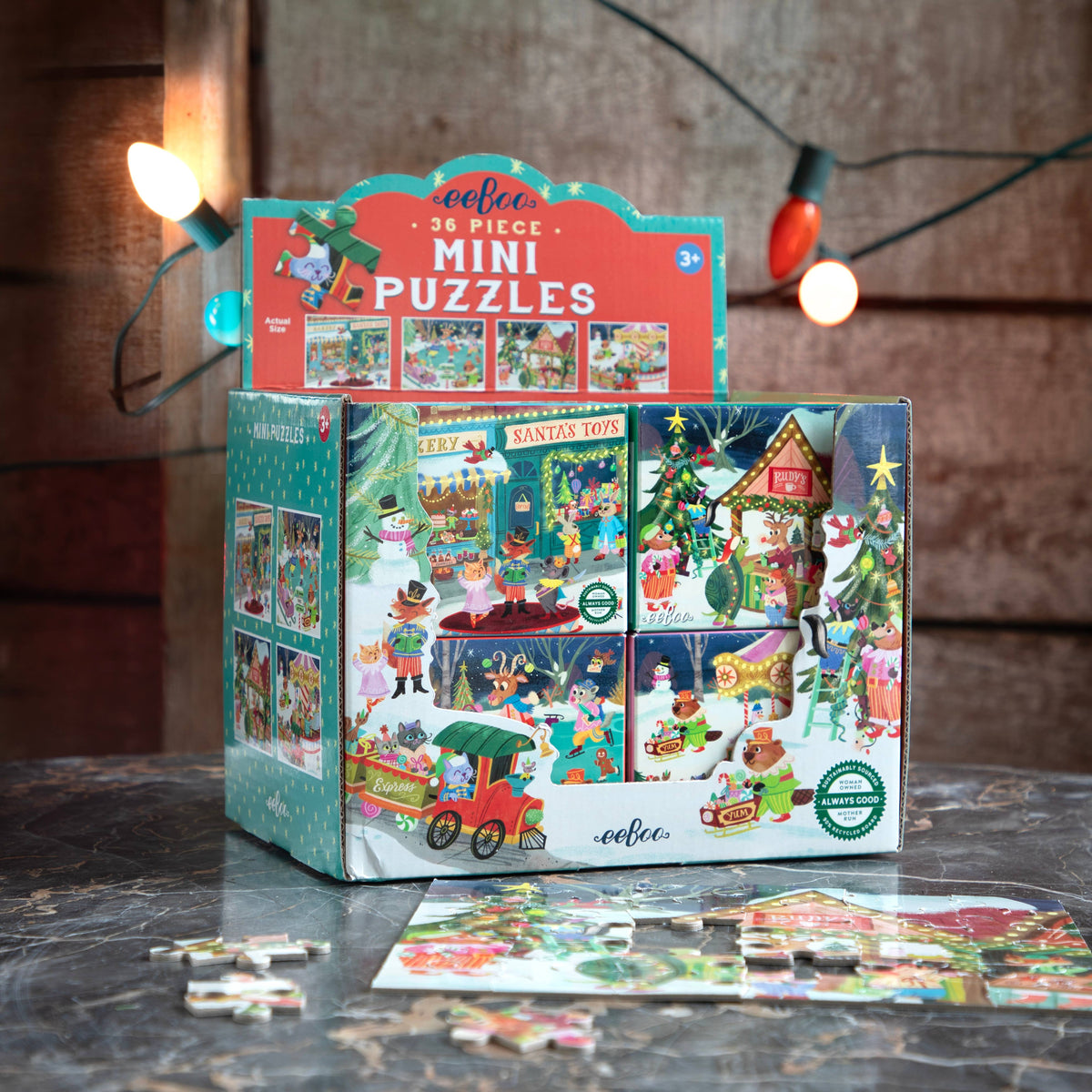 Christmas Village 36 Piece Mini Puzzle (Assorted)