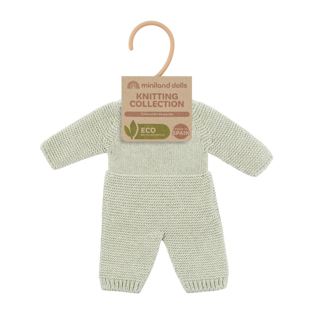 Knitted Pajamas for Dolls 12 5/8"