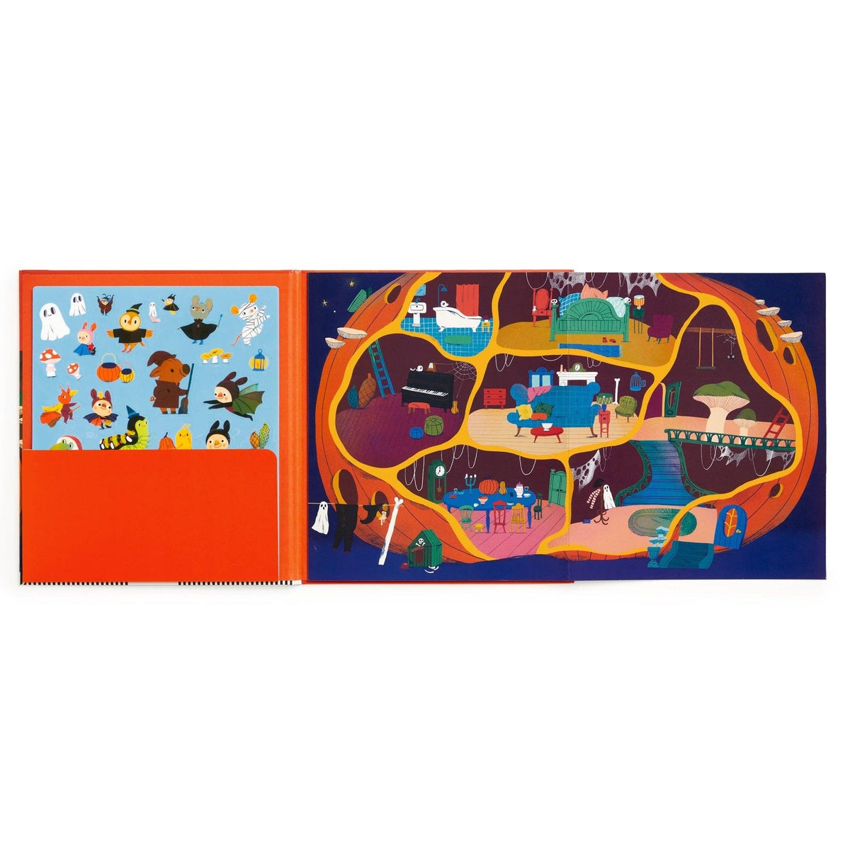 Pumpkin Village Reusable Sticker Activity Set