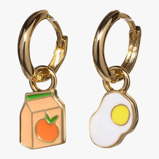 Juice Box + Egg Earrings - Yellow Owl Workshop