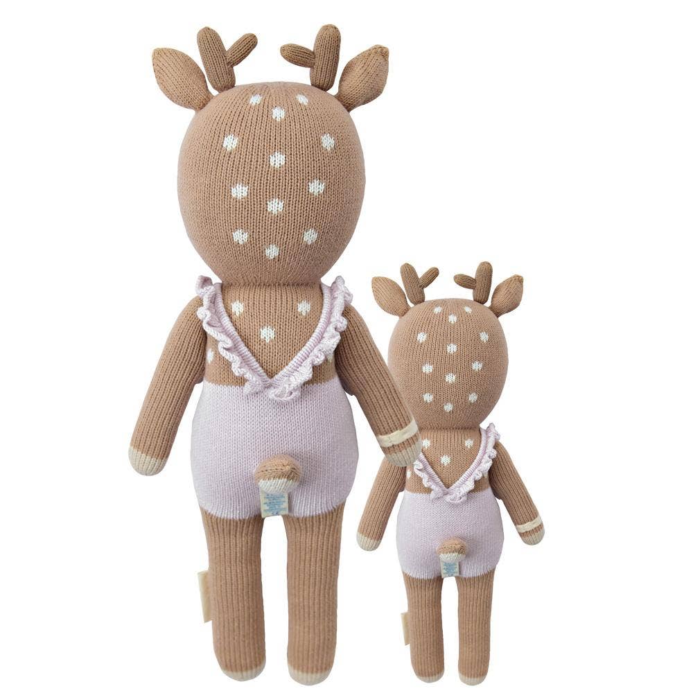 Violet the Fawn Knit Doll - Cuddle + Kind