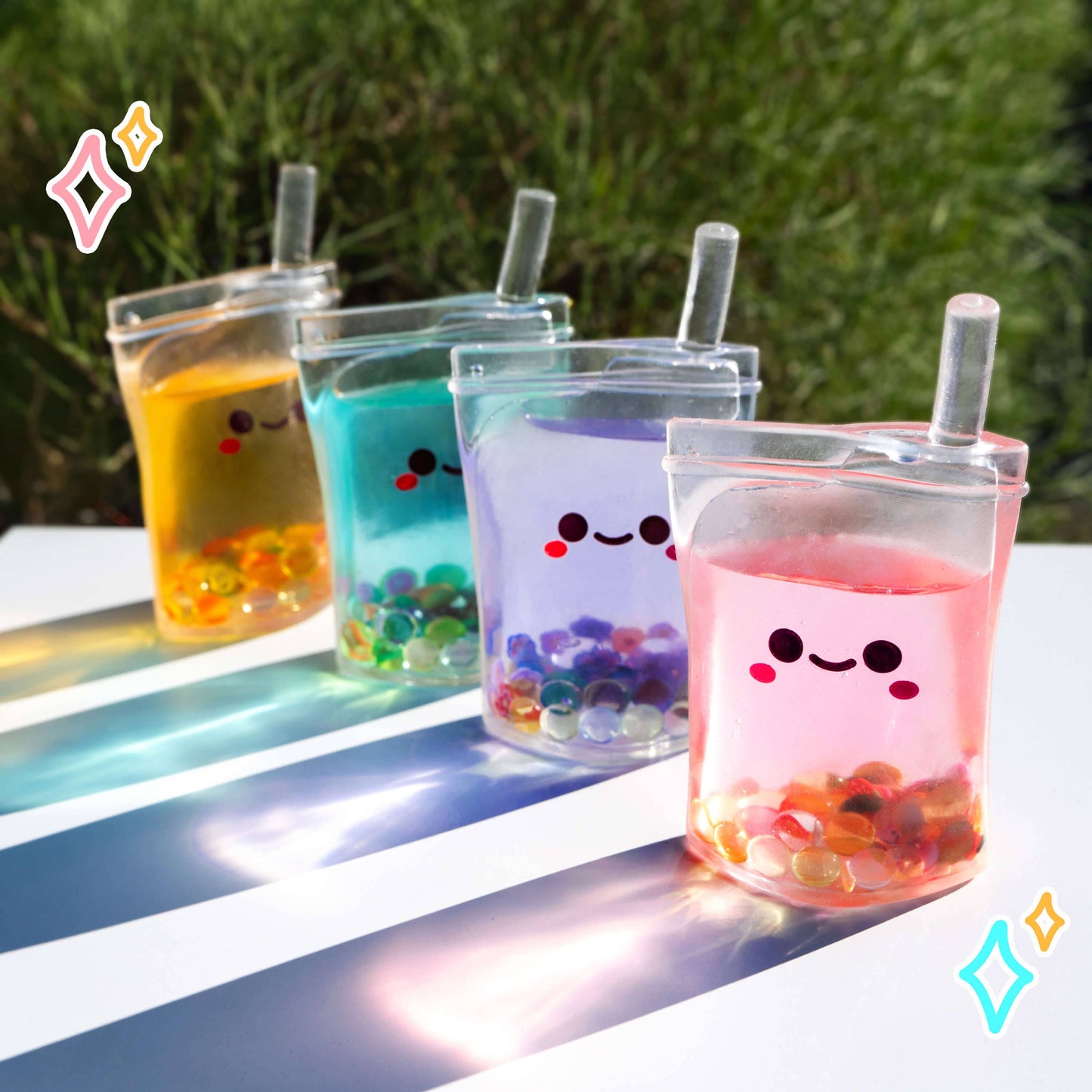 Kawaiian Sun Fruit Juice Squishy (Assorted Colors)
