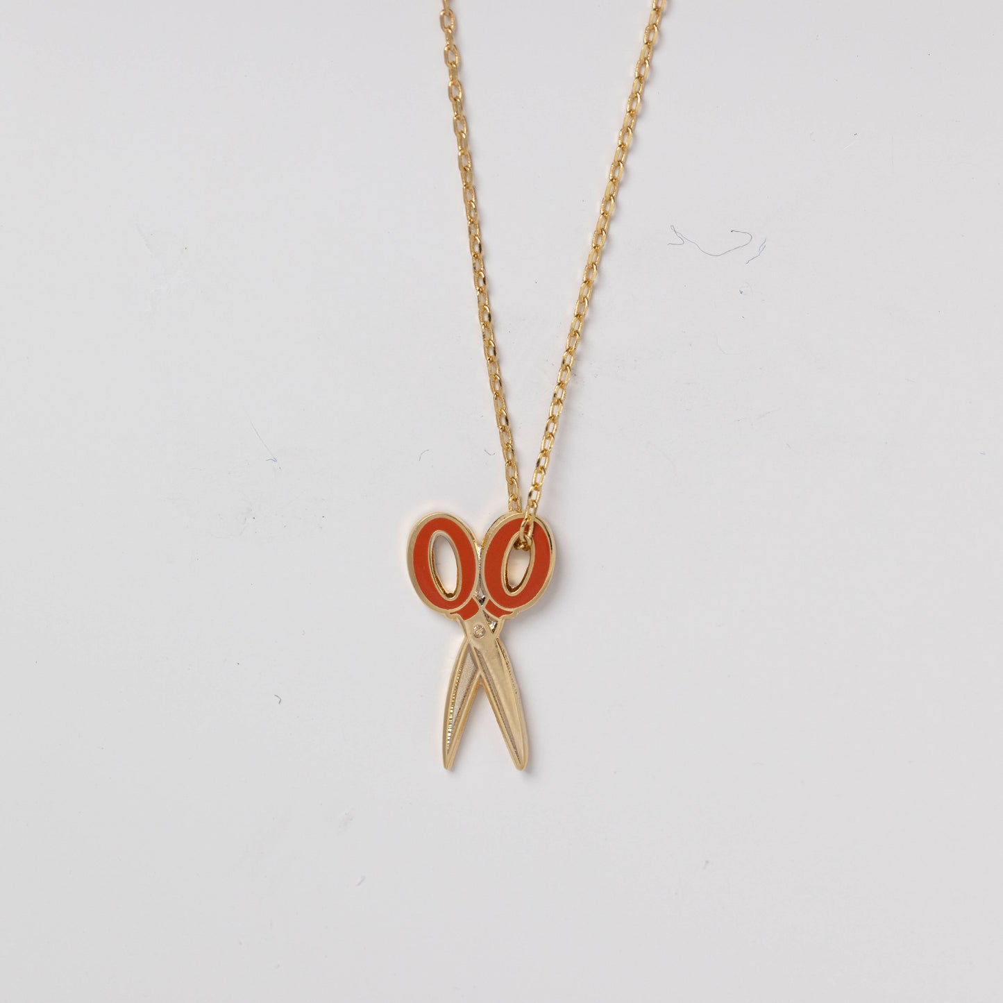 Crafting Scissors Pendant Necklace - Yellow Owl Workshop