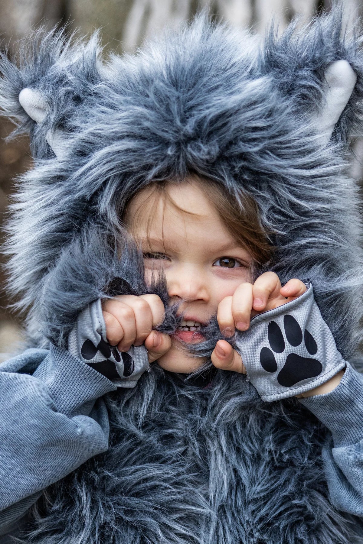 Big Bad Wolf Vest With Gloves