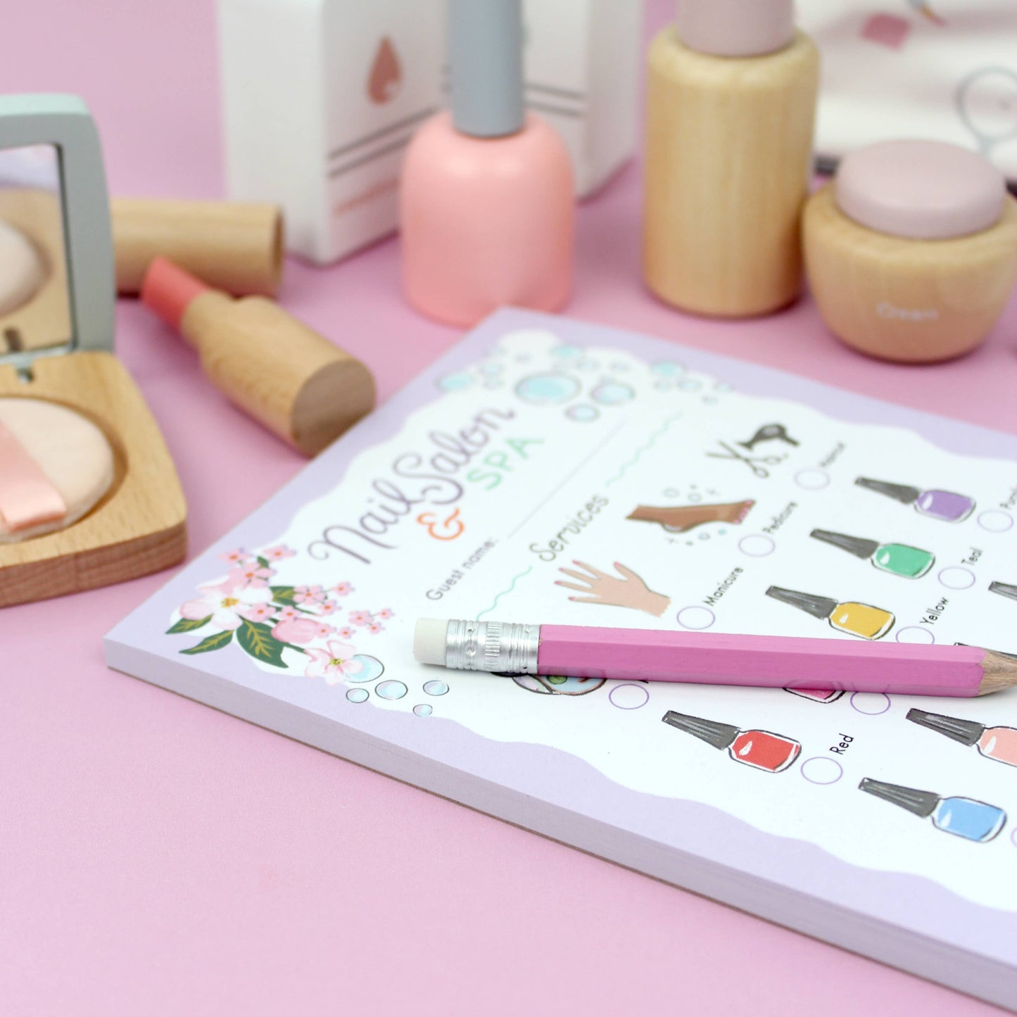 Inklings Tiny Town™ Play Notepad - Nail Salon & Spa