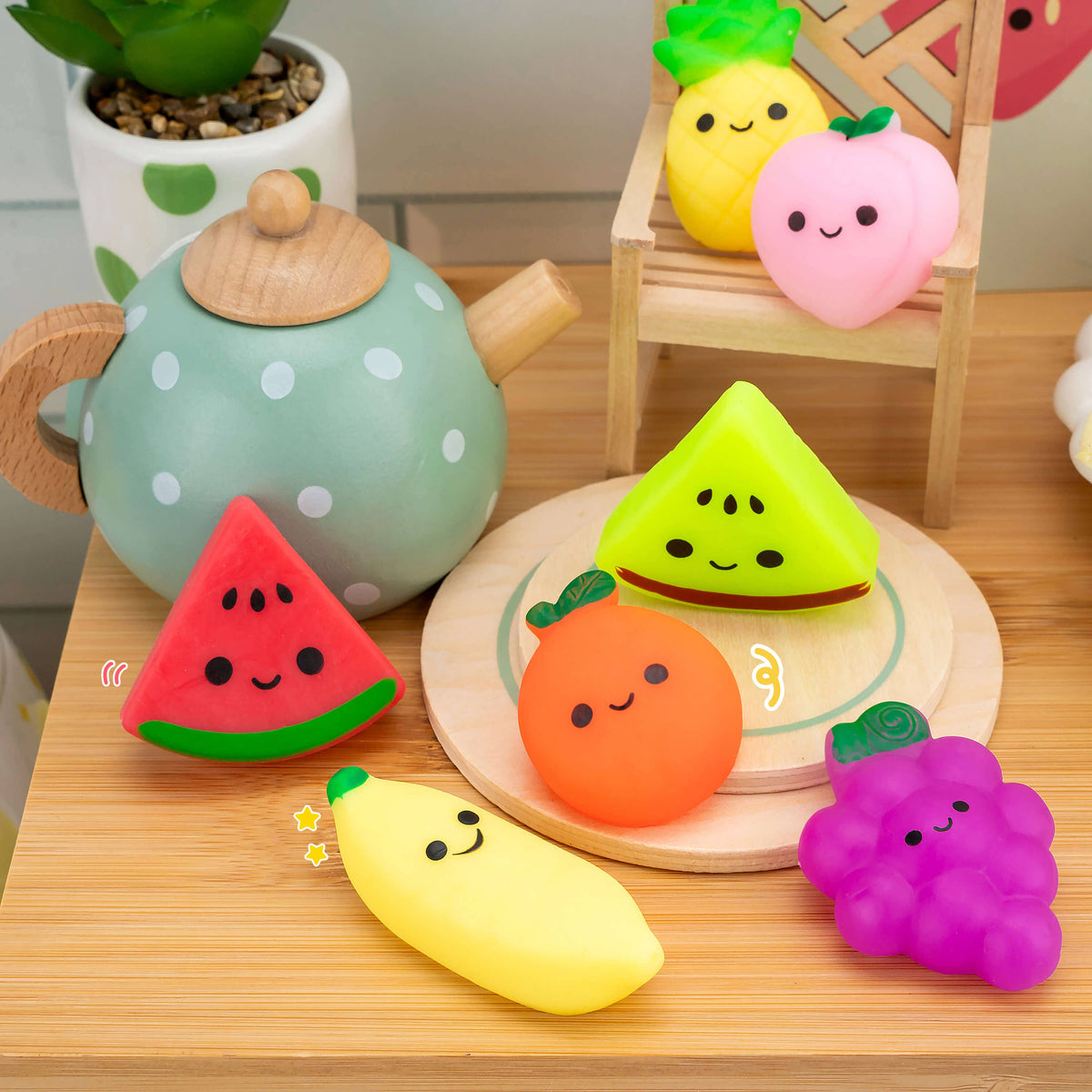 Fruit Mochi Mini Squishy