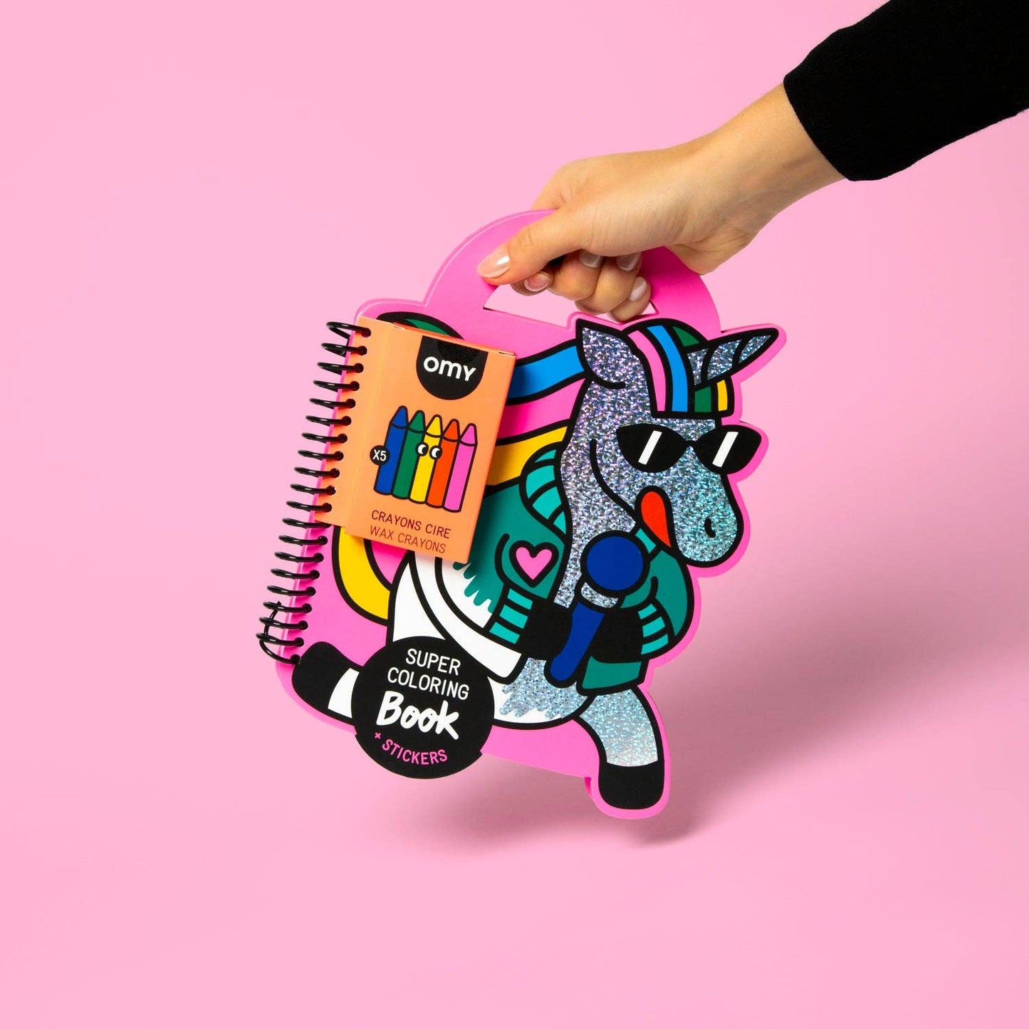Unicorn Super Coloring & Sticker Book by Omy