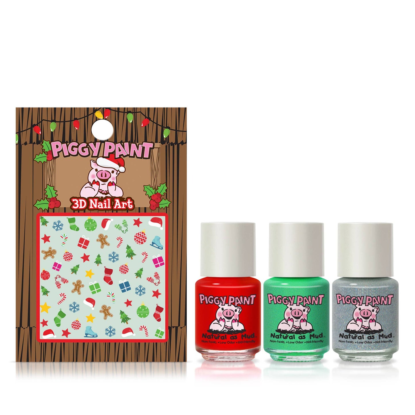 Santa's Sweetie Nail Polish Trio - Piggy Paint